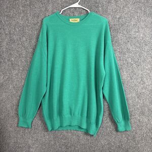Paul Stuart Sweater Mens  Size XXL Green Wool Italian